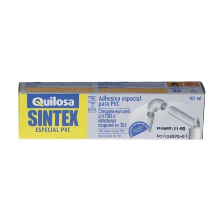 Клей Quilosa Sintex холодная сварка для ПВХ 100г H-44