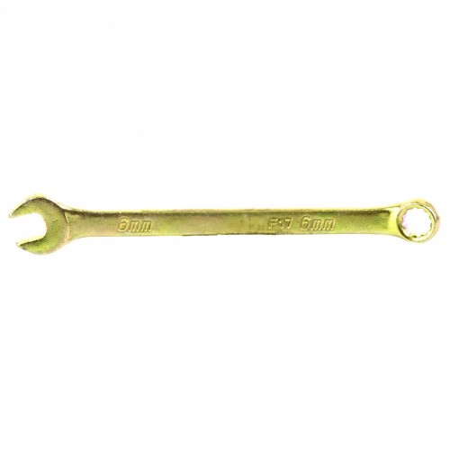 Ключ комбинированный  6 мм желтый цинк СИБРТЕХ / 14972...