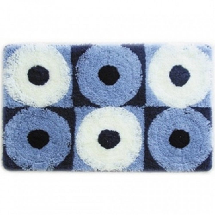 Коврик для ванной комнаты IDDIS BLUE CIRCLES 50*80, 270A580i12 