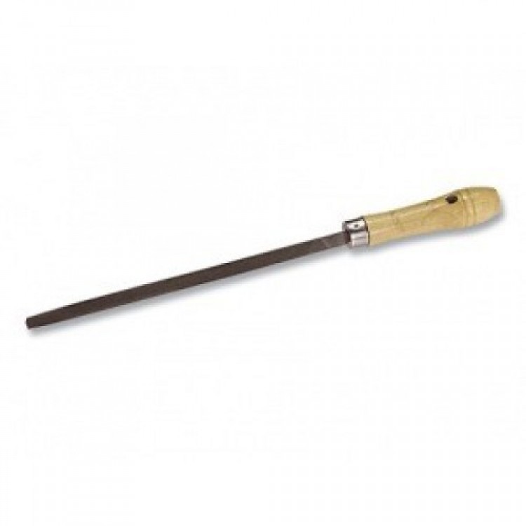 Напильник 200мм трехгранный , деревянная ручка СИБРТЕХ / 16026