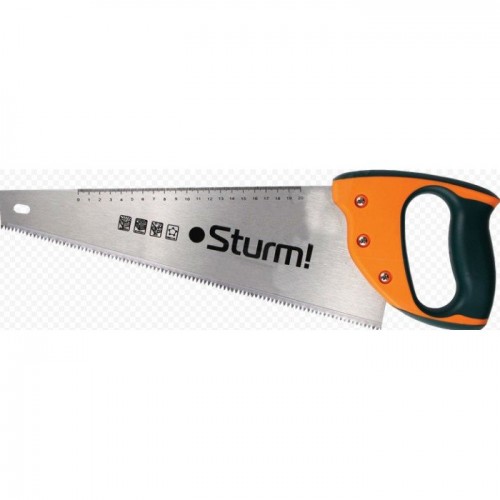 Ножовка по дереву 400мм STURM  трехгранная заточка, "Кайман" 1060-09-HS16...