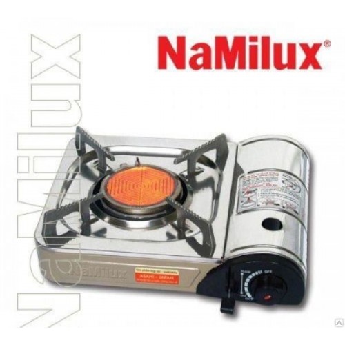 Плита газовая 1-конфор. в чемодане "NaMilux"-157 PF 3,3кВт (подогрев баллона) ...