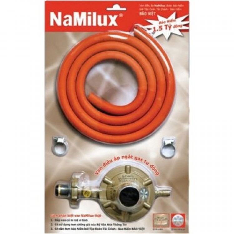 Регулятор давления газа со шлангом в блистере NaMilux