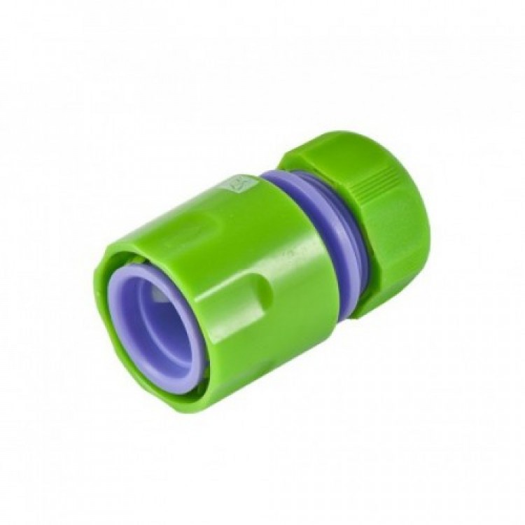 Соединитель пластик для поливочного шланга быстросъемный 3/4 BSJ-3006-1 /Китай/