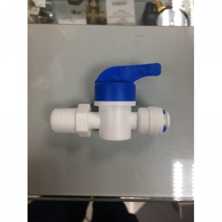 Фитинг Кран PH 1/4"-Т 1/4" для подключения фильтра для воды