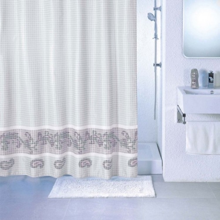 Штора для ванной  Grey  fresco 180*200 (SCMI012P) Milardo