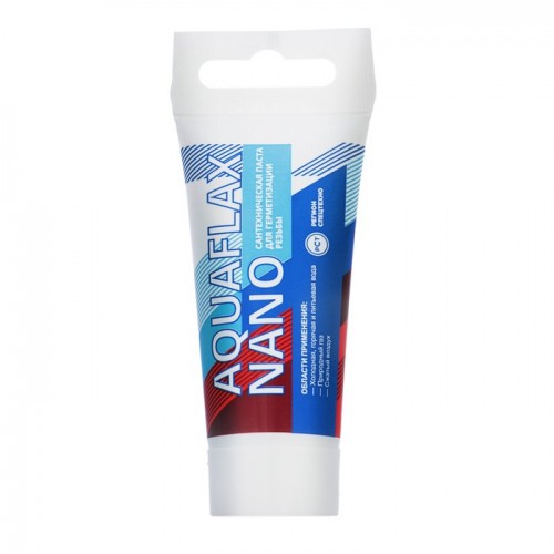 Паста уплотнительная "Aquaflax nano" 30гр. /ящ.50шт...
