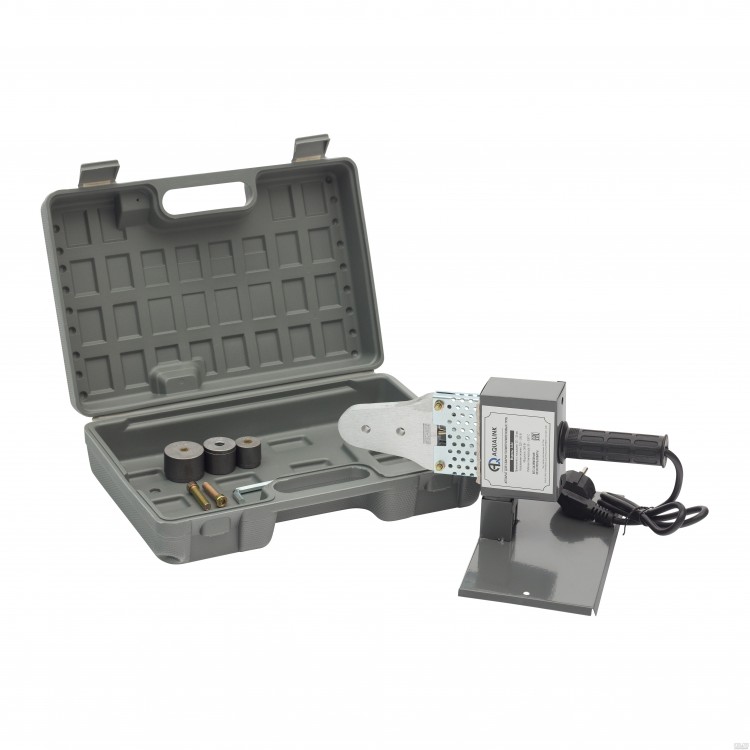 Паяльник для PPR фитингов 20-40 мм AQUALINK (1,5кВт, 50-300 гр, мет. кейс)