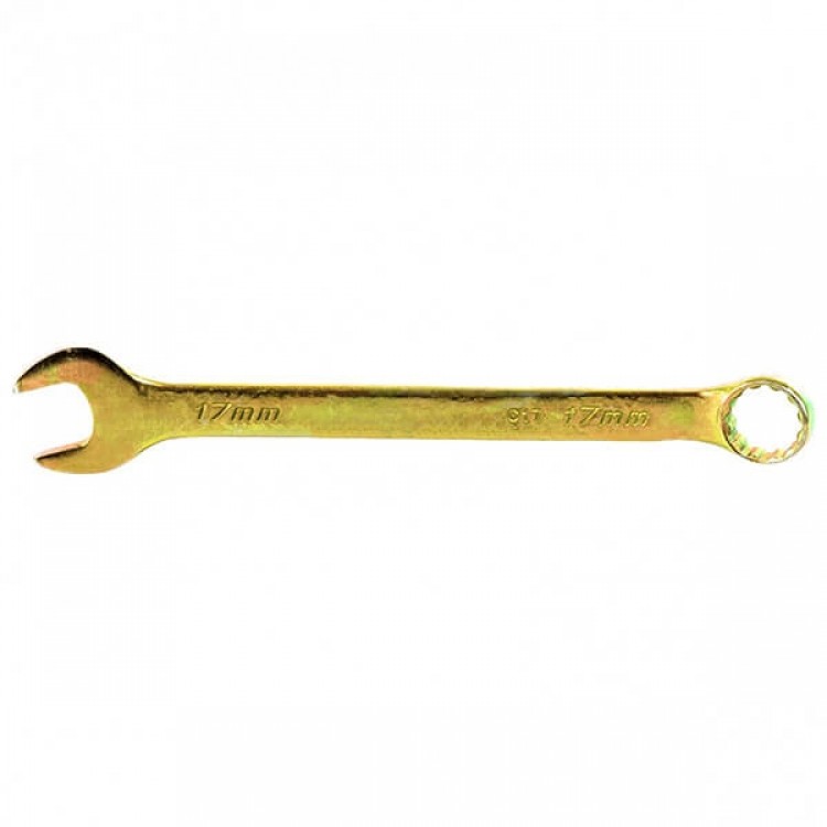 Ключ комбинированный 11мм желтый цинк СИБРТЕХ