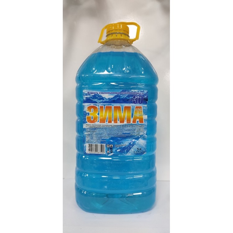 Стеклоомывающая жидкость - 25°С ПЭТ 30% "ЗИМА", 5 литров